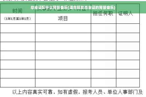 毕业证配什么背景音乐(适合颁发毕业证的背景音乐)