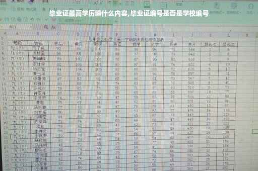 毕业证最高学历填什么内容,毕业证编号是否是学校编号