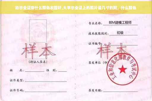 拍毕业证穿什么颜色衣服好,大学毕业证上的照片是几寸的阿，什么颜色