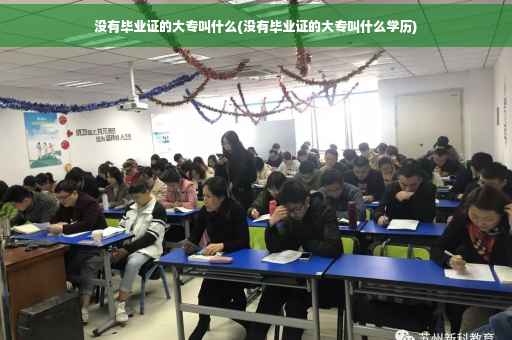 没有毕业证的大专叫什么(没有毕业证的大专叫什么学历)