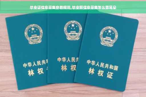 毕业证信息采集穿着规范,毕业照信息采集怎么露耳朵