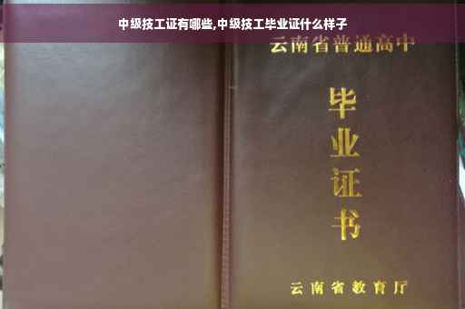 中级技工证有哪些,中级技工毕业证什么样子