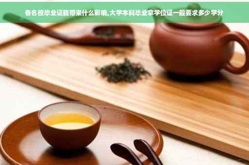 各名校毕业证能带来什么影响,大学本科毕业拿学位证一般要求多少学分