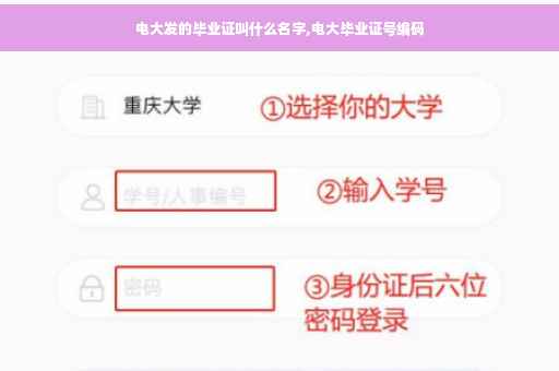 电大发的毕业证叫什么名字,电大毕业证号编码