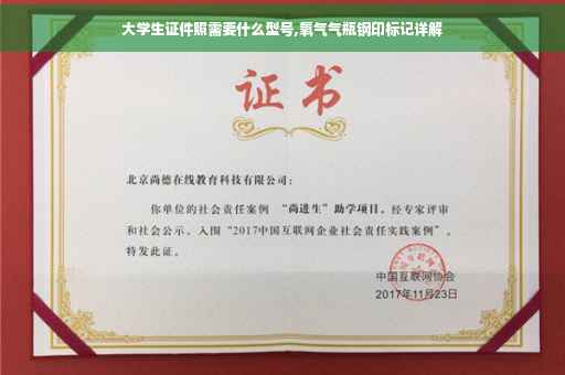 大学生证件照需要什么型号,氧气气瓶钢印标记详解