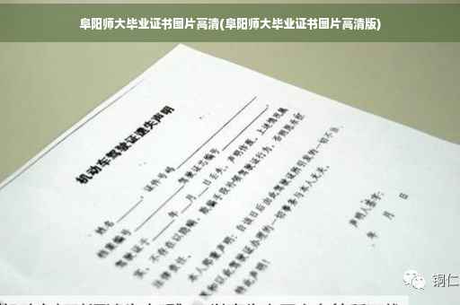 阜阳师大毕业证书图片高清(阜阳师大毕业证书图片高清版)