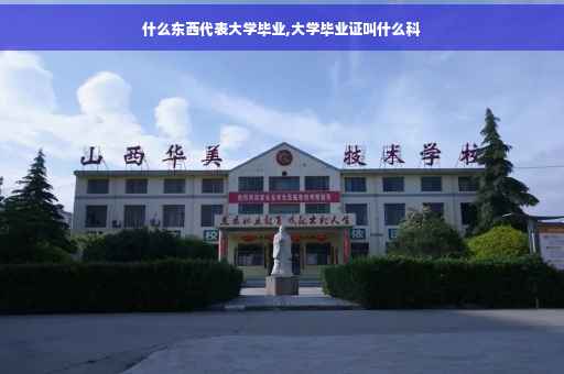 什么东西代表大学毕业,大学毕业证叫什么科