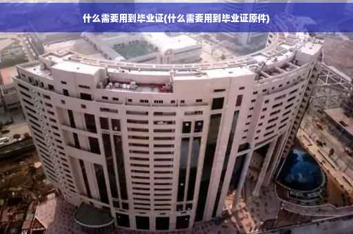 什么需要用到毕业证(什么需要用到毕业证原件)