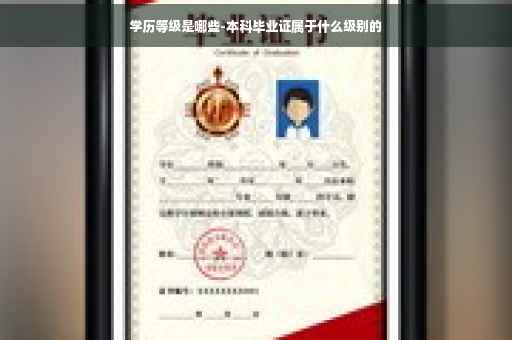 学历等级是哪些-本科毕业证属于什么级别的