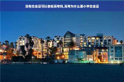 没有毕业证可以参加高考吗,高考为什么要小学毕业证