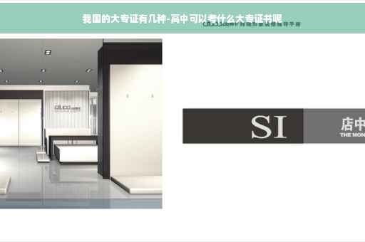 我国的大专证有几种-高中可以考什么大专证书呢