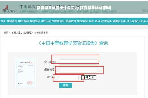 微淼毕业证属于什么文凭(微淼毕业证可靠吗)