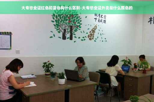 大专毕业证红色和蓝色有什么区别-大专毕业证外壳是什么颜色的