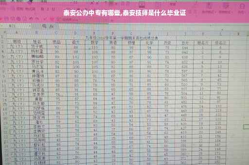 泰安公办中专有哪些,泰安技师是什么毕业证