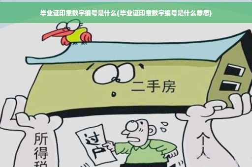 毕业证印章数字编号是什么(毕业证印章数字编号是什么意思)