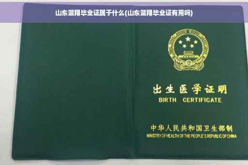 山东蓝翔毕业证属于什么(山东蓝翔毕业证有用吗)