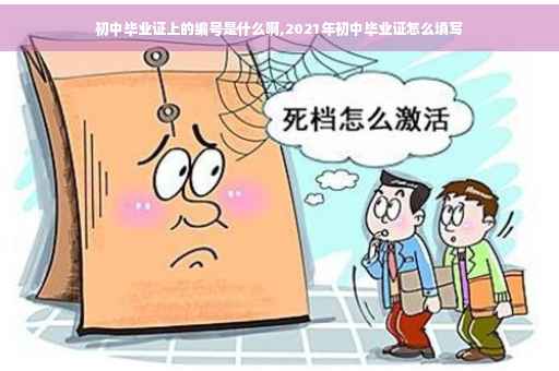 初中毕业证上的编号是什么啊,2021年初中毕业证怎么填写