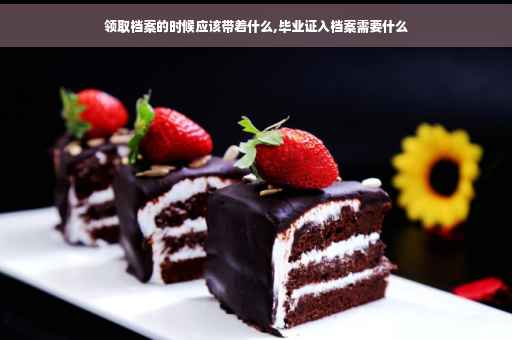 领取档案的时候应该带着什么,毕业证入档案需要什么