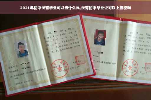 2021年初中没有毕业可以当什么兵,没有初中毕业证可以上技校吗