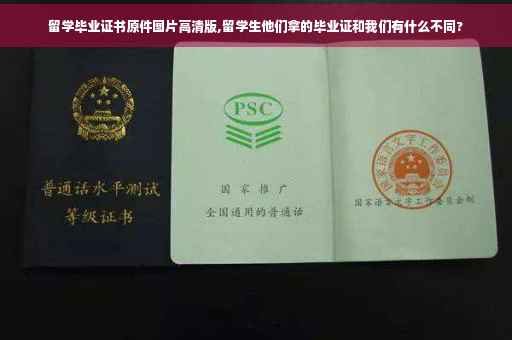 留学毕业证书原件图片高清版,留学生他们拿的毕业证和我们有什么不同?