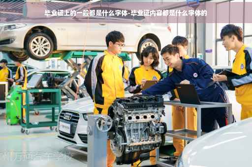 毕业证上的一般都是什么字体-毕业证内容都是什么字体的