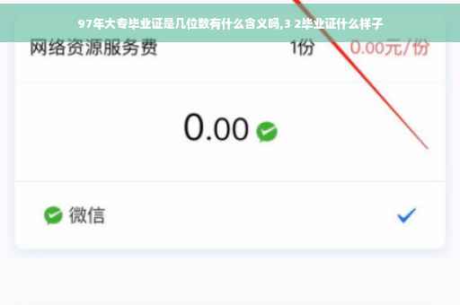 97年大专毕业证是几位数有什么含义吗,3 2毕业证什么样子