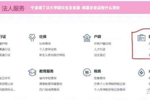 宁波诺丁汉大学研究生含金量-英国毕业证有什么用处