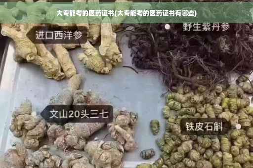 大专能考的医药证书(大专能考的医药证书有哪些)