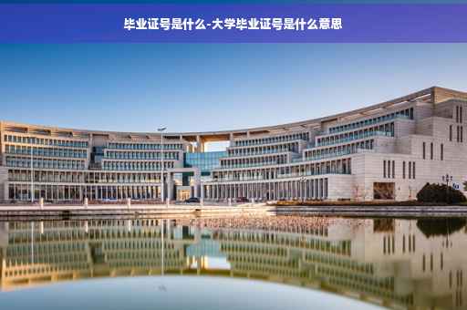 毕业证号是什么-大学毕业证号是什么意思