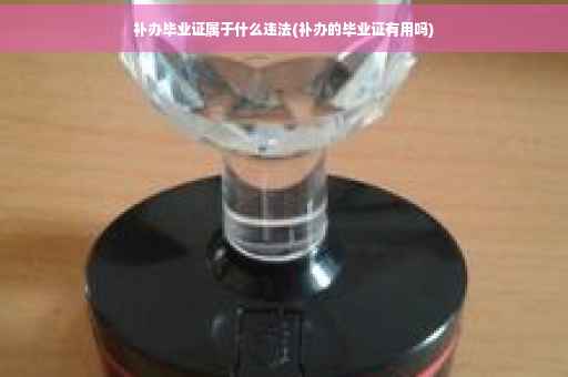 补办毕业证属于什么违法(补办的毕业证有用吗)