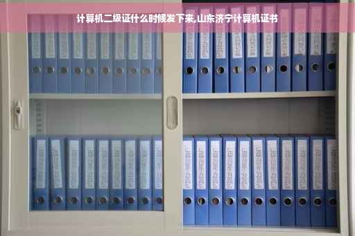 计算机二级证什么时候发下来,山东济宁计算机证书
