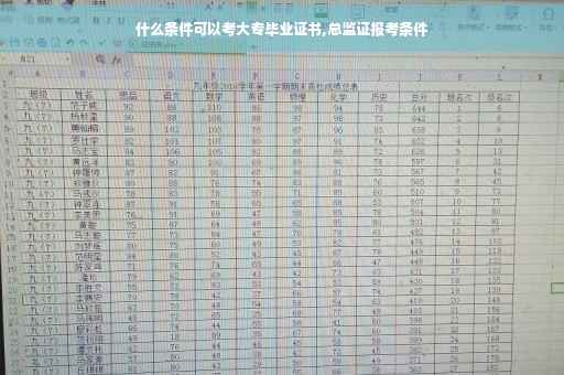 什么条件可以考大专毕业证书,总监证报考条件
