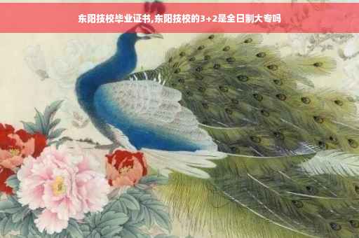 东阳技校毕业证书,东阳技校的3+2是全日制大专吗