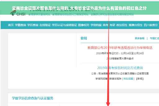 云南毕业证图片颜色是什么样的,大专毕业证外皮为什么有蓝色的和红色之分