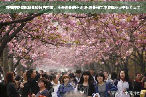 惠州仲恺有哪些比较好的中专。不是惠州的不要进-惠州理工中专毕业证书图片大全