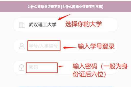 为什么网毕业证查不到(为什么网毕业证查不到学历)