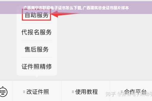 广西南宁市职称电子证书怎么下载,广西建筑毕业证书图片样本