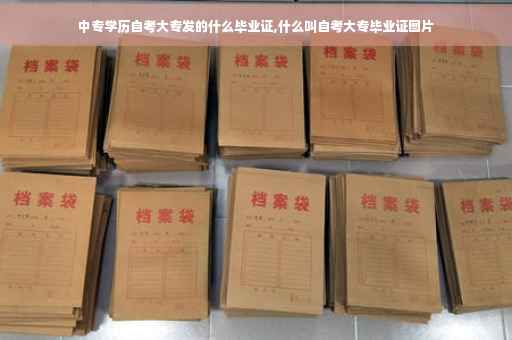 中专学历自考大专发的什么毕业证,什么叫自考大专毕业证图片