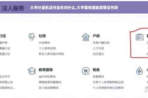 大学计算机证书全名叫什么,大学里有哪些荣誉证书呀 大学计算机证书全名叫什么,大学里有哪些荣誉证书呀