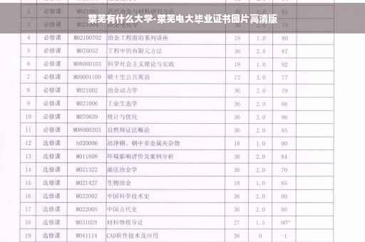莱芜有什么大学-莱芜电大毕业证书图片高清版
