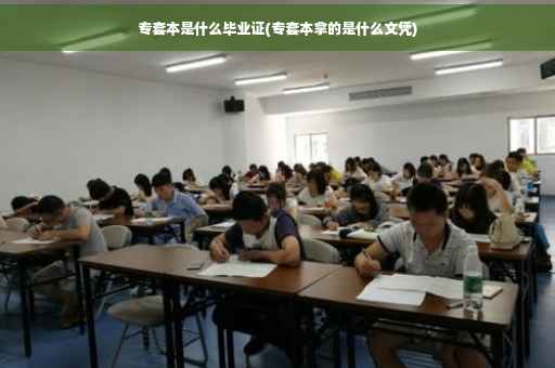 专套本是什么毕业证(专套本拿的是什么文凭)