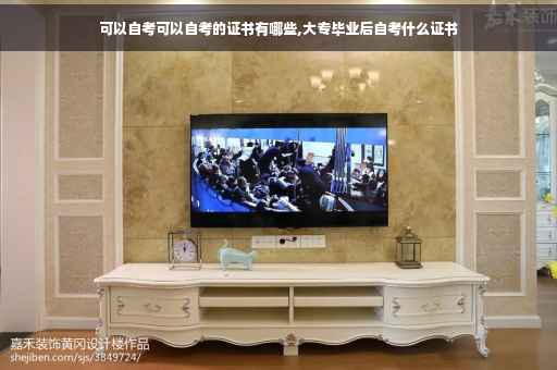 可以自考可以自考的证书有哪些,大专毕业后自考什么证书