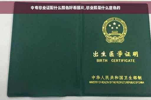 中专毕业证配什么颜色好看图片,毕业照是什么底色的