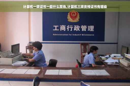 计算机一级证书一般什么颜色,计算机三级资格证书有哪些
