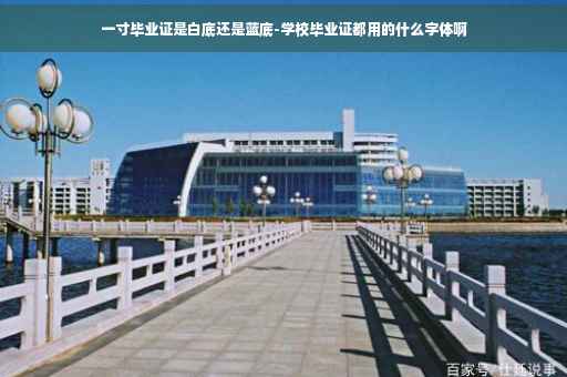 一寸毕业证是白底还是蓝底-学校毕业证都用的什么字体啊