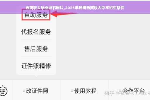 西南联大毕业证书图片,2023年昆明西南联大中学招生条件