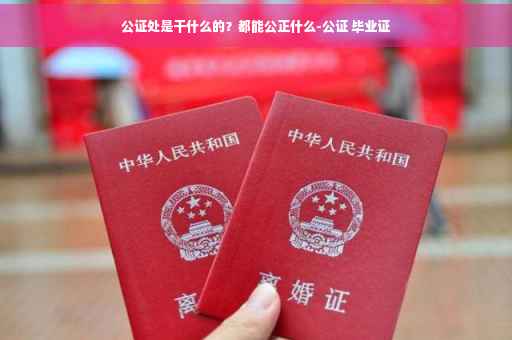 公证处是干什么的？都能公正什么-公证 毕业证