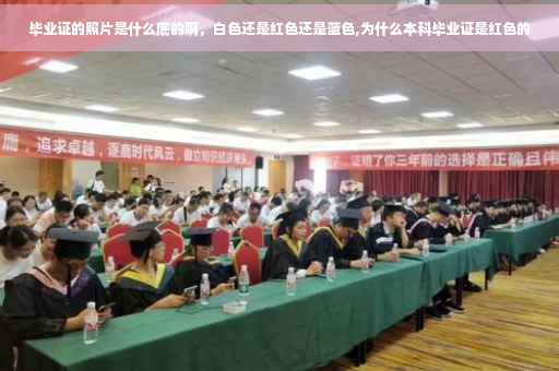 毕业证的照片是什么底的啊，白色还是红色还是蓝色,为什么本科毕业证是红色的