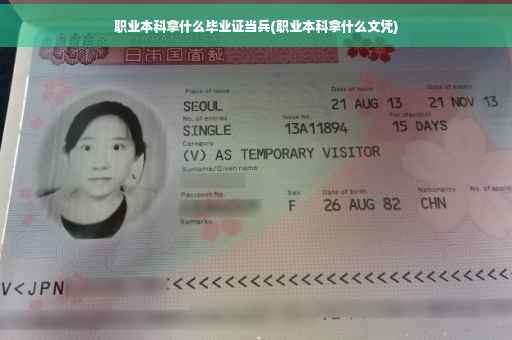 职业本科拿什么毕业证当兵(职业本科拿什么文凭)
