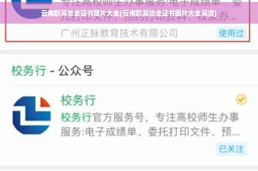 云南职高毕业证书图片大全(云南职高毕业证书图片大全高清)